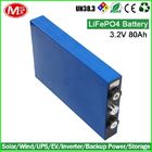 الصين عالية الطاقة 3.2V 80Ah LiFePO4 خلايا البطارية المنشورية بطارية ليثيوم أيون الشركة